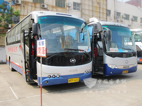 济宁交运的海格客车