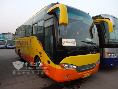 中通天然气客车在山东济宁市场颇受欢迎