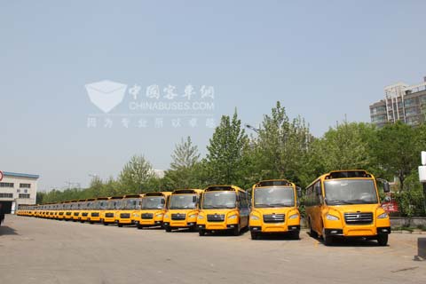 中通售出的批量校车