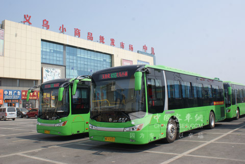 中通新能源客车畅行菏泽