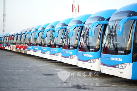 大金龙出口秘鲁天然气车