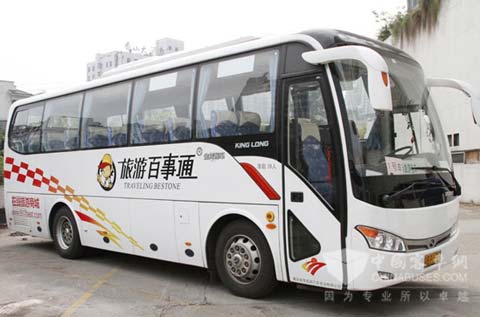 搭载龙翼的大金龙客车打造旅景汽运优质服务车队