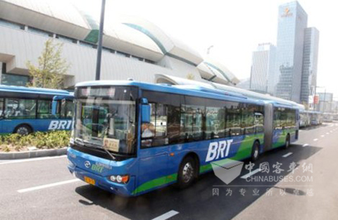 海格新能源BRT服务于连云港