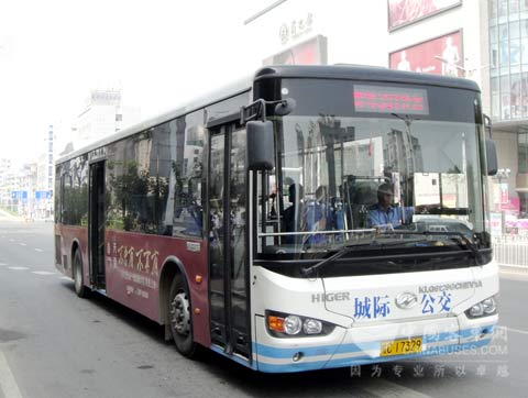 海格新能源在蚌埠街头