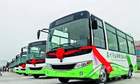 西虎汽车首批天然气公交车将在泉州投用