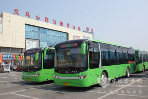 中通新能源客车畅行菏泽