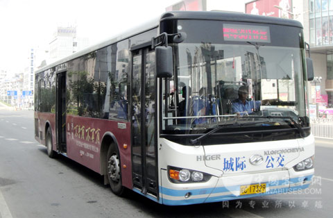 　海格新能源在蚌埠街头