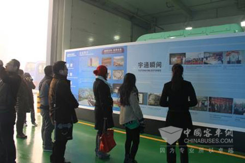 图:参观宇通车间,见证宇通实力