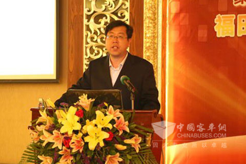 福田汽车集团副总裁、欧辉客车事业部总经理解佃峰