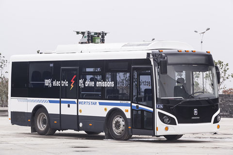 亚星8米超级电容客车