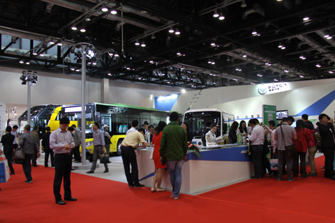 福田欧辉客车展台