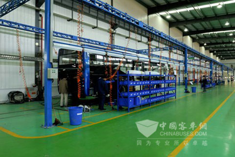 　南车时代电动总装车间