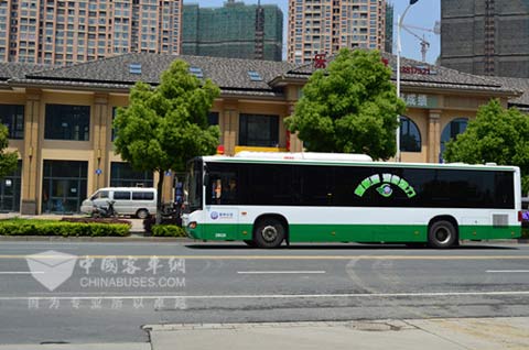 海格新能源客车在常州运营
