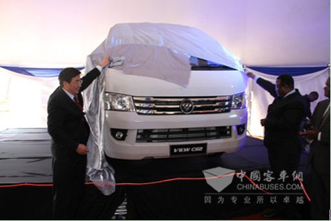 福田商务汽车非洲首发