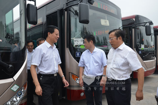 聊城市市长王忠林与中通领导交流