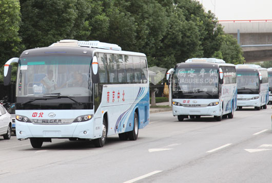 海格旅游巴士奔赴南京