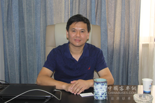 中通客车营销总公司上海市场部经理何伟民先生