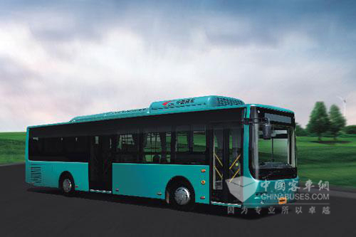 南车时代电动12米增程插电式客车