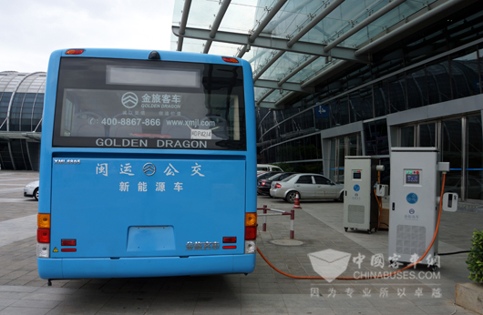 金旅为福州新能源公交提供专业营运和充电方案