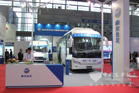 南京金龙新能源客车参展深圳第十六届中国国际高新技术成果交易会