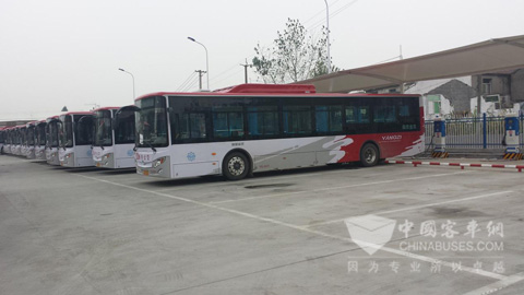 南京金龙承建的天润城充电场站