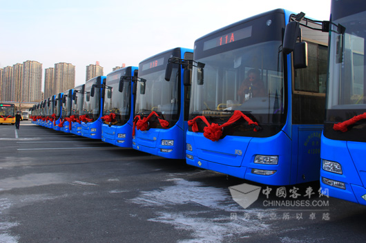 鞍山市待上线的黄海“智能公交”