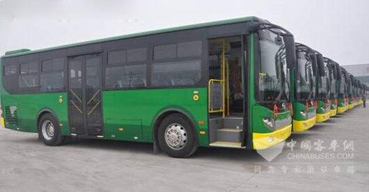 五洲龙批量公交车出口墨西哥