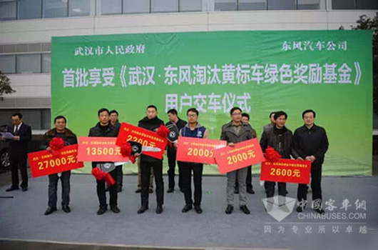 东风公司与武汉市政府共同设立“武汉·东风淘汰黄标车绿色奖励基金”