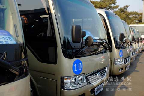 宇通E7成为电动汽车百人会接送用车