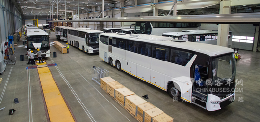 斯堪尼亚印度客车工厂目前设计产能为1000辆