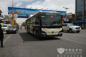 恒通N300系列新能源客车挺进雪域高原