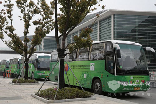 海格纯电动大巴全程提供世乒接送服务