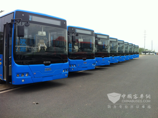 南车时代电动增程插电式城市客车