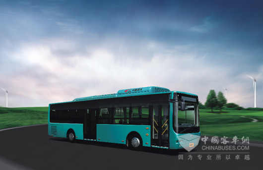 南车时代电动增程插电式城市客车