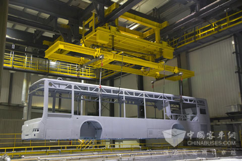 时代电动智能化工厂电泳车间