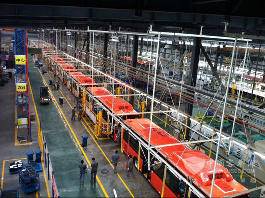 时代电动智能化整装车间