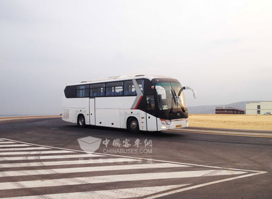试运行近一年，成功获得客户信任的金龙大巴