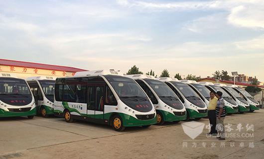 　保定客运公司运营的恒通波利特纯电动客车