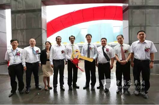 玻利维亚代表团赴厦参加大金龙交车仪式