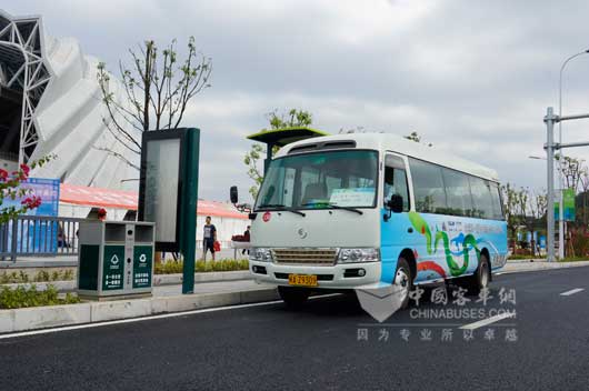 金旅免费纯电动循环班车19日开始运行