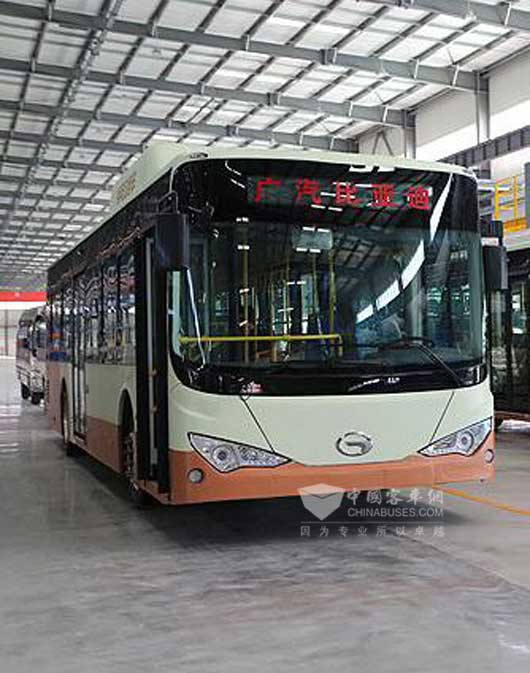 广汽比亚迪纯电动客车拿下广州公交400辆订单