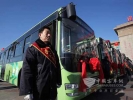 张家口首批25部天然气公交投入运营