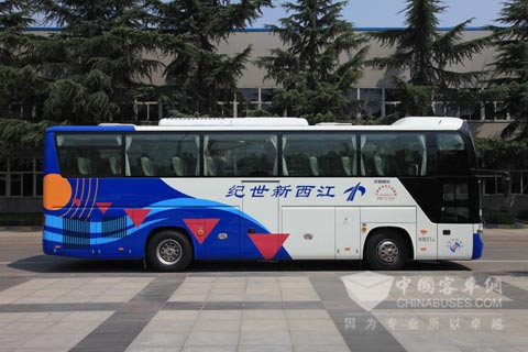 曾永富采购的宇通10米一层半客车