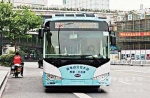 浙江杭州新型纯电动公交大巴试运行