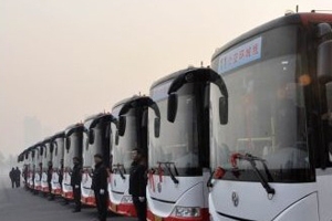 河北沧州600多辆环保公交车国庆上线