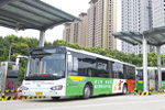 江西南昌首批气电混合动力公交投运