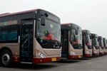 聊城公交100台新能源公交车投入运营