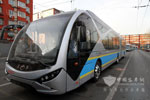 北京新型电动公交“电鲶鱼”即将投运