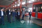 山东省副省长王军民考察舒驰客车