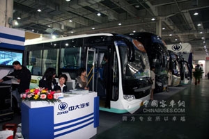 中大汽车五款年度新品风云国际客车展
